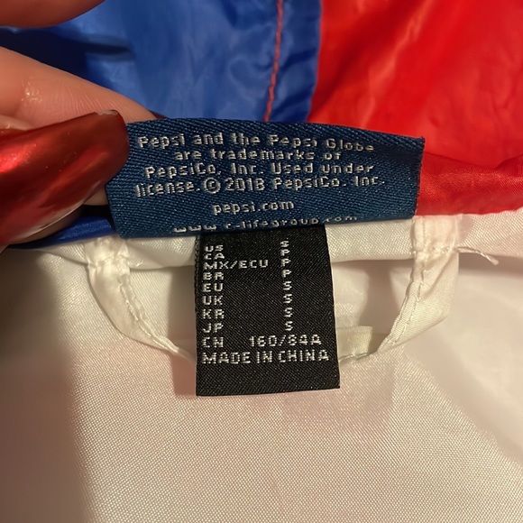 Pepsi Windbreaker Zip Up Jacket - Unisex - Lightweight - Picture 4 of 11